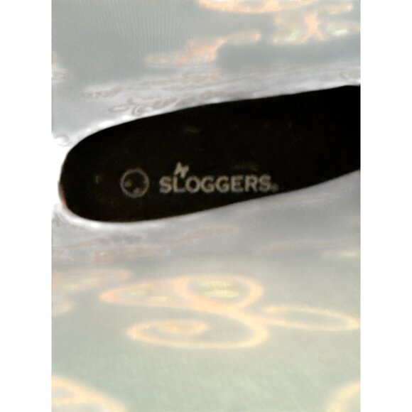 Stride Sloggers Womens Rubber Rain Boots With Red & Black Paisley Print Size 9 - Picture 5 of 7